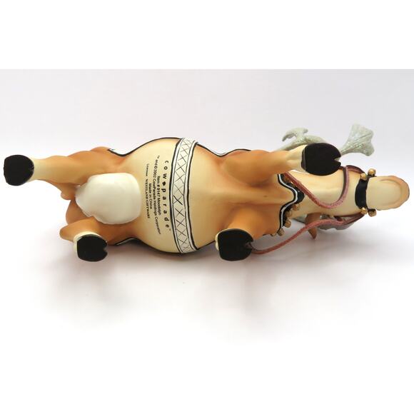 CowParade Moodolph #9147 Christmas Reindeer Cow Figurine 2002 Westland Giftware - Picture 9 of 12
